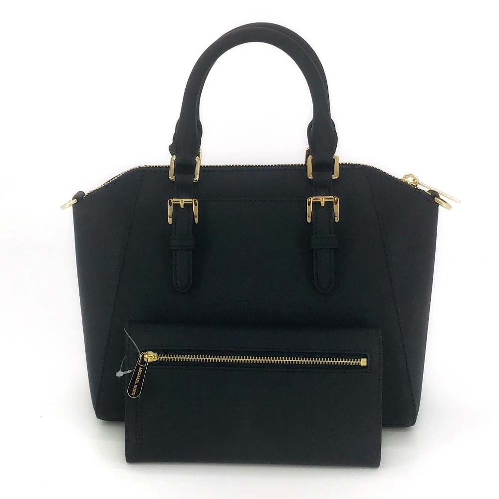 2PCS Michael Kors Ciara Medium Satchel Wallet Set - Picture 4 of 8